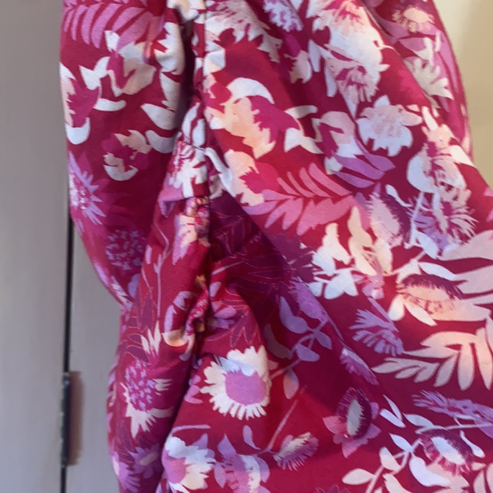 NWT SACHIN & BABI ellen pink floral fitted dress - Picture 7 of 13